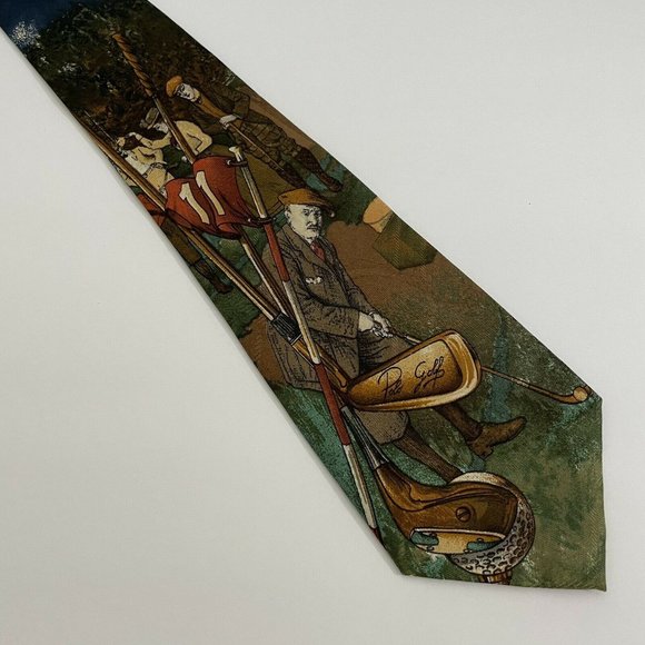 Polo Ralph Lauren Other - VINTAGE Polo RALPH LAUREN Silk GOLF CLUBS NECK TIE